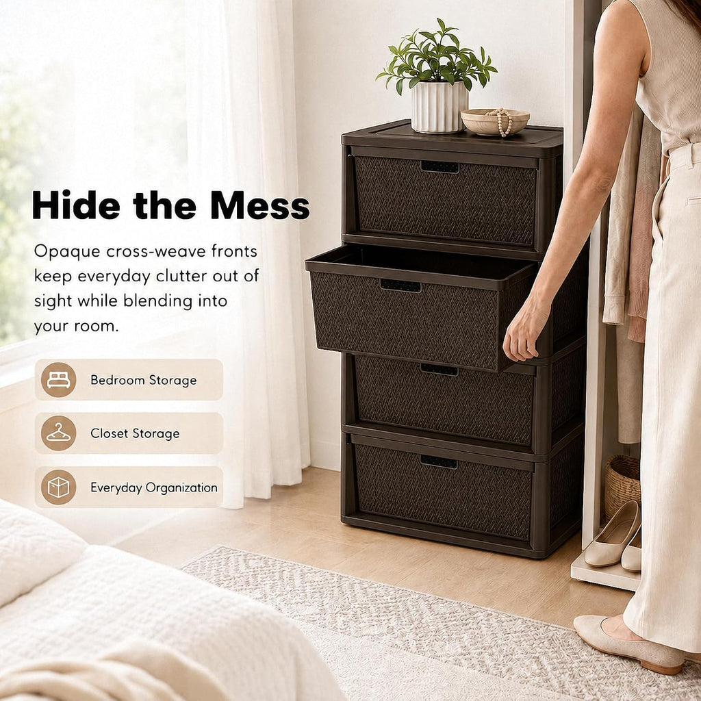 4 Drawer Tower with Removable Bins R84678