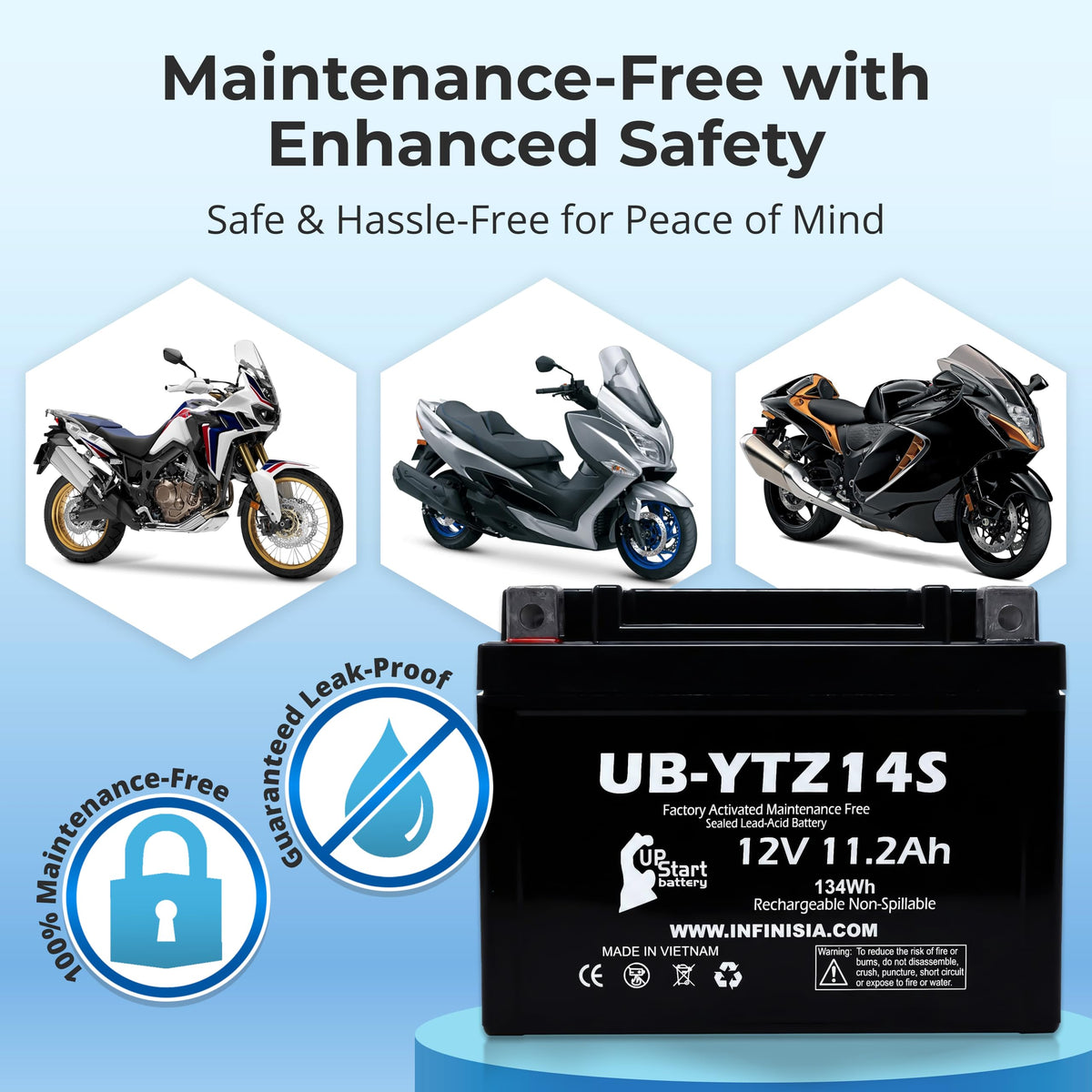 12V 11.2Ah Battery I908508