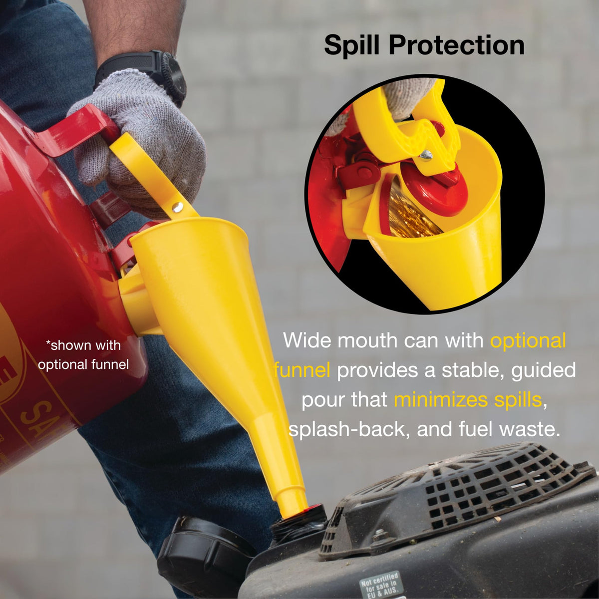 2.5 Gallon Type I Red Gas Can U949