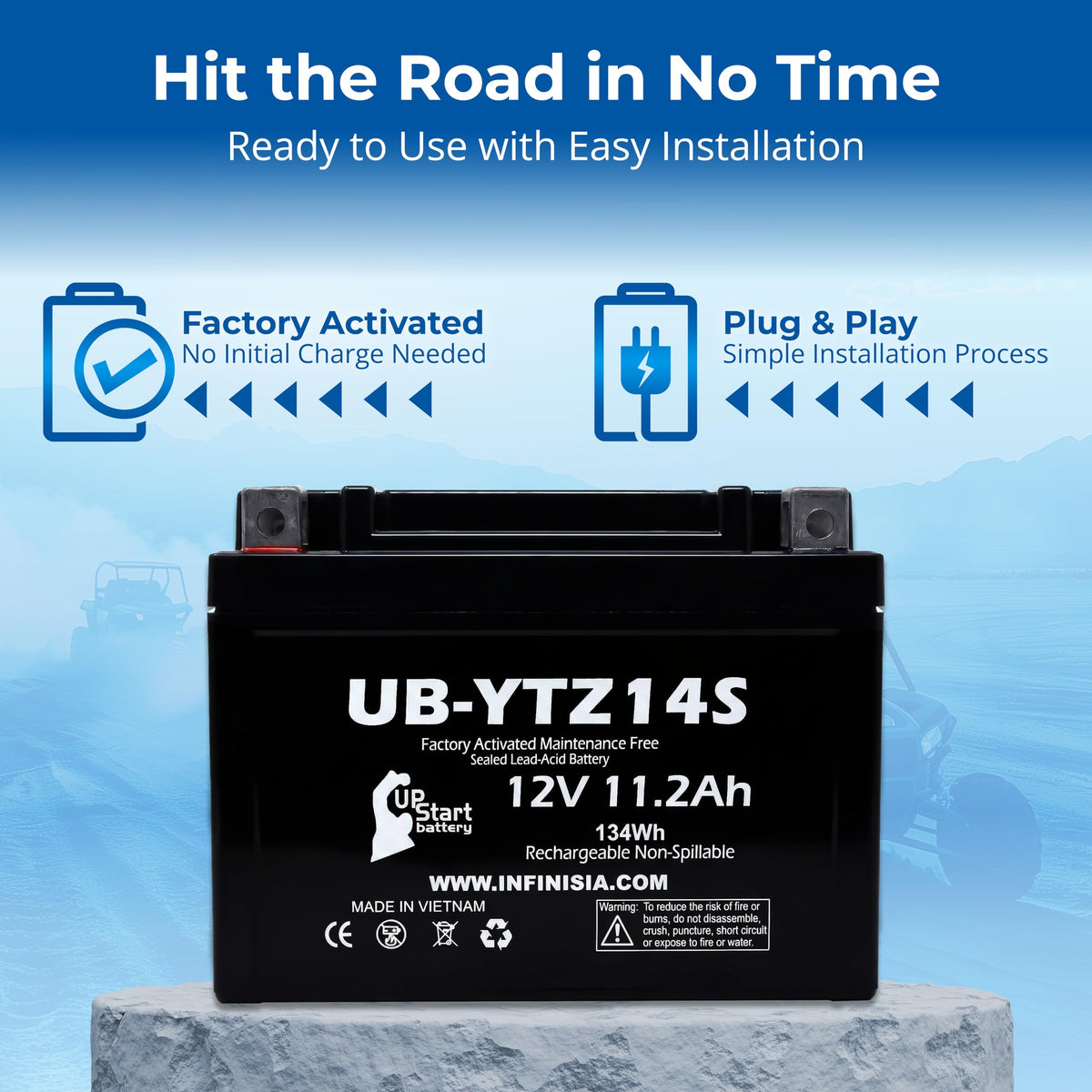12V 11.2Ah Battery I908508