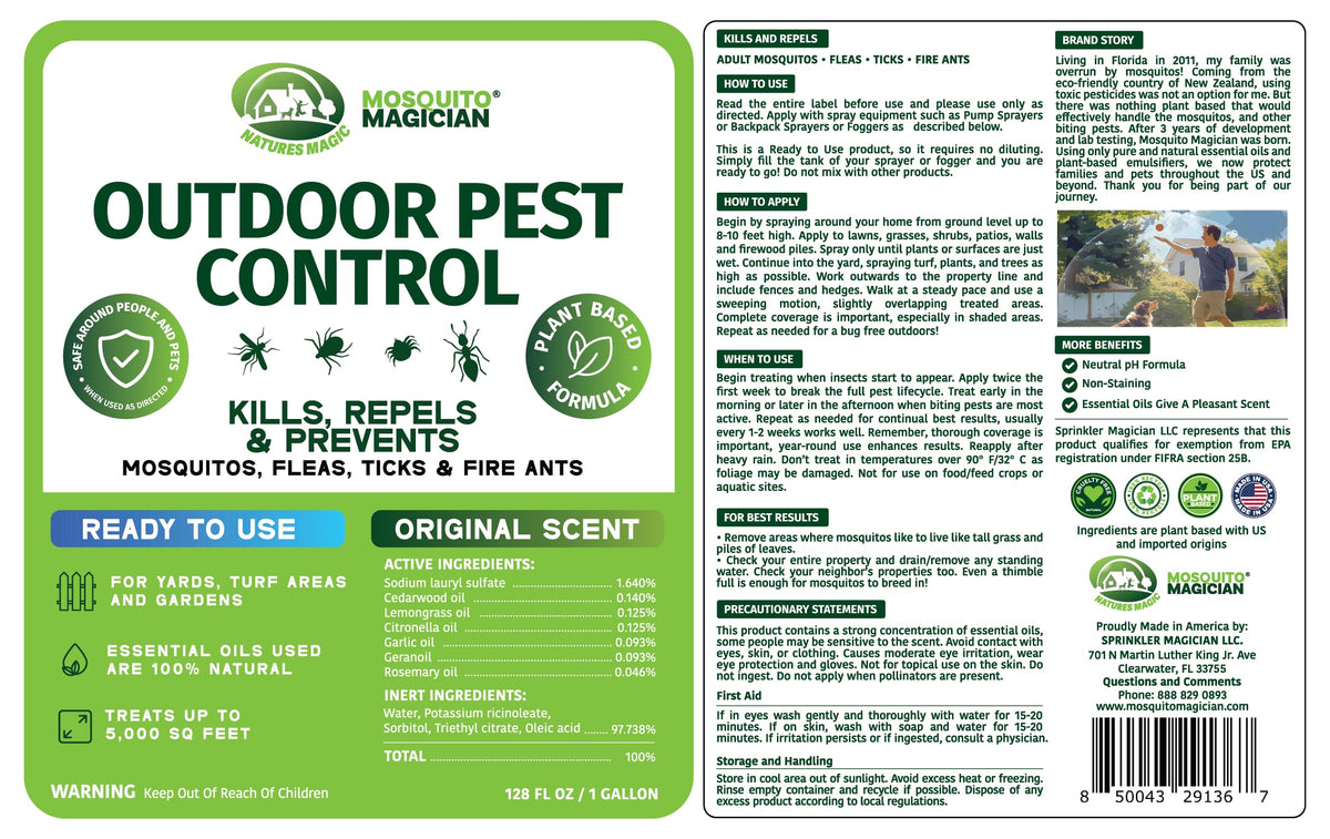 Ready-to-Use Mosquito Yard Spray 1 Gal G86083