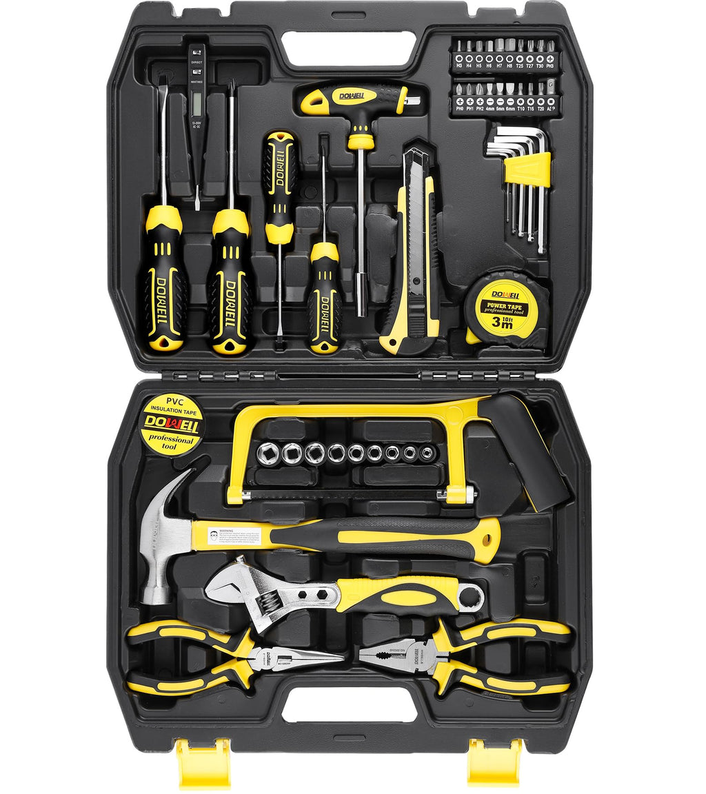 49-Piece Hand Tool Set with Plastic Tool Box H849