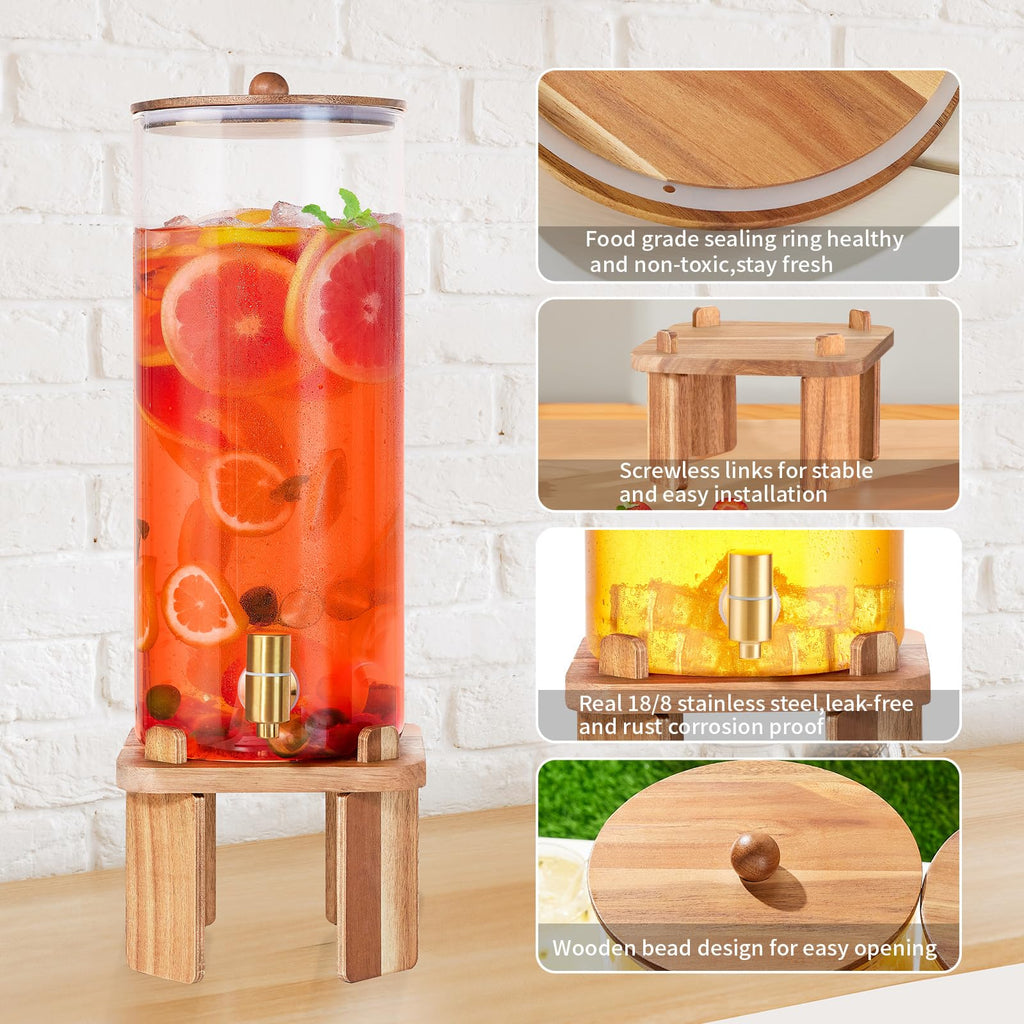 2 Gallon Drink Dispenser with Stand L56470