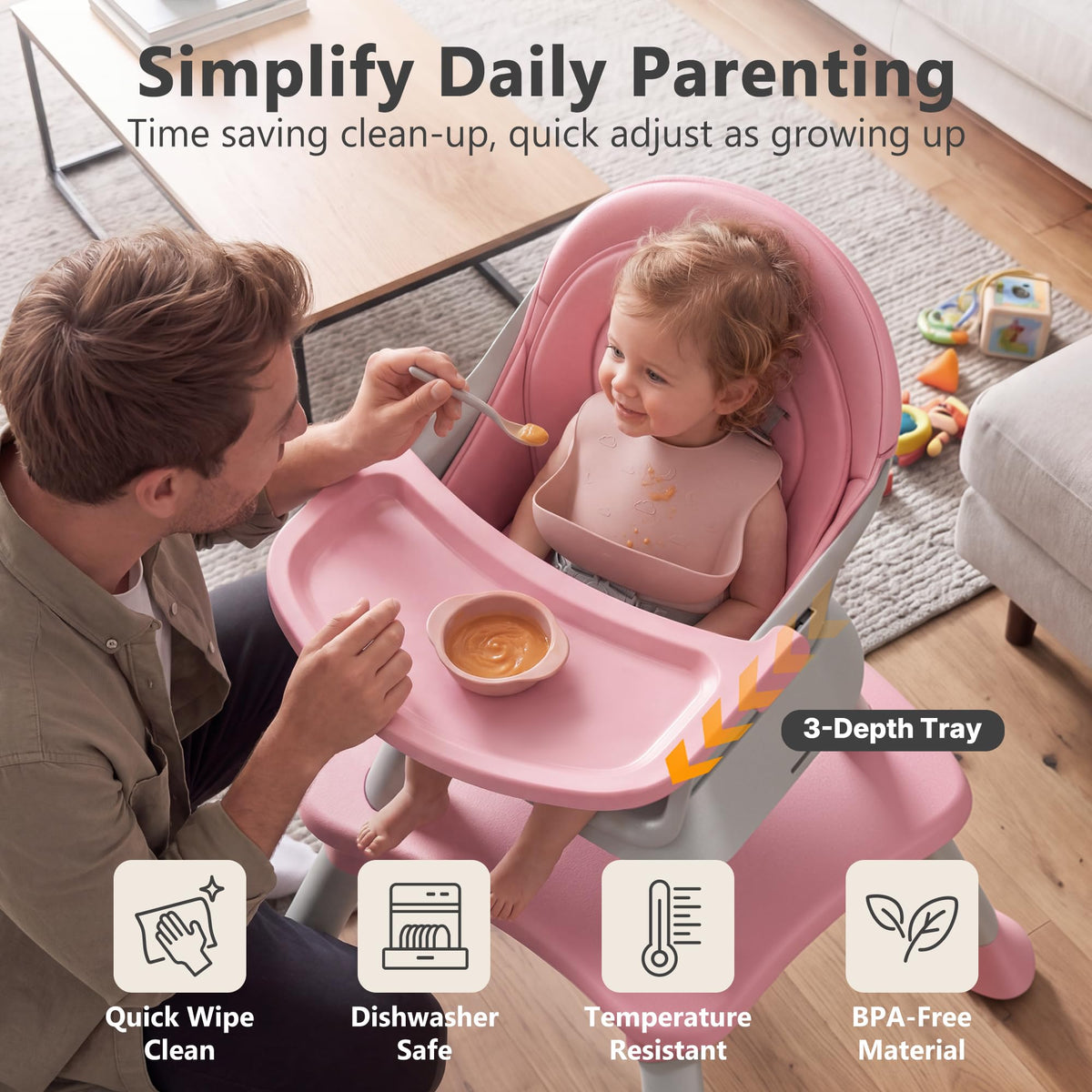 8 in 1 Baby High Chair W87907