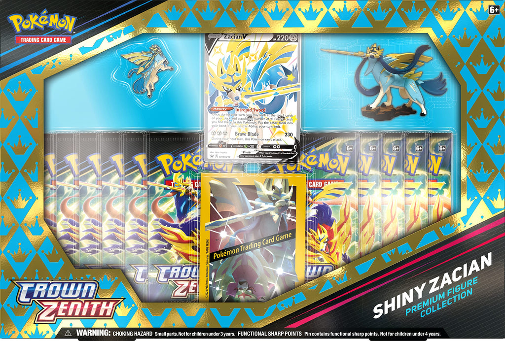 Pokemon Crown Zenith Shiny Zacian Premium Figure Collection Y280