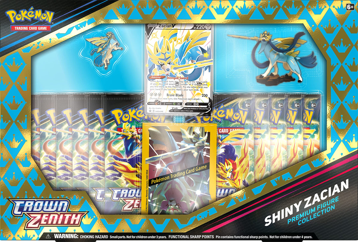 Pokemon Crown Zenith Shiny Zacian Premium Figure Collection Y280