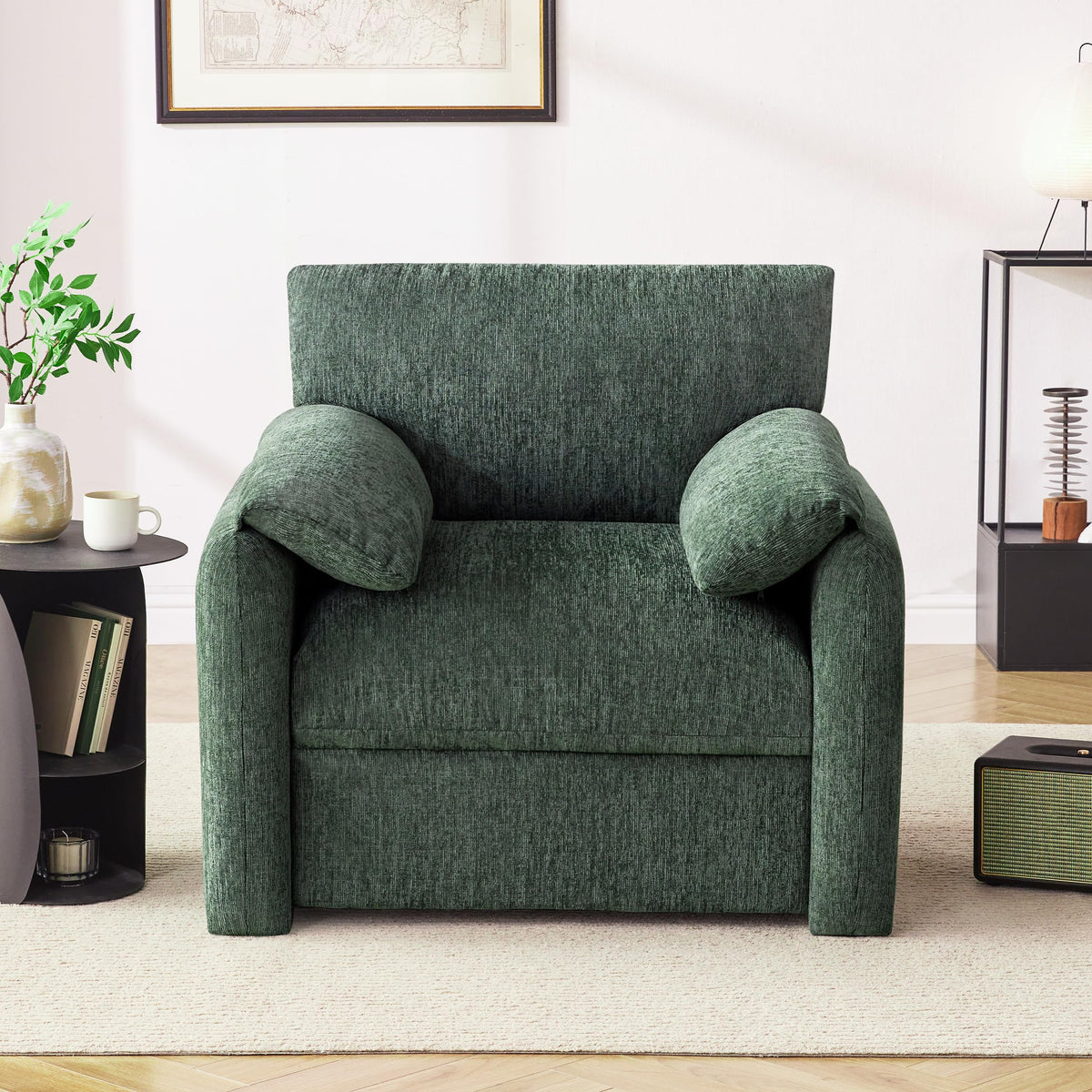 2 Pack Oversized Green Accent Chair Y722357