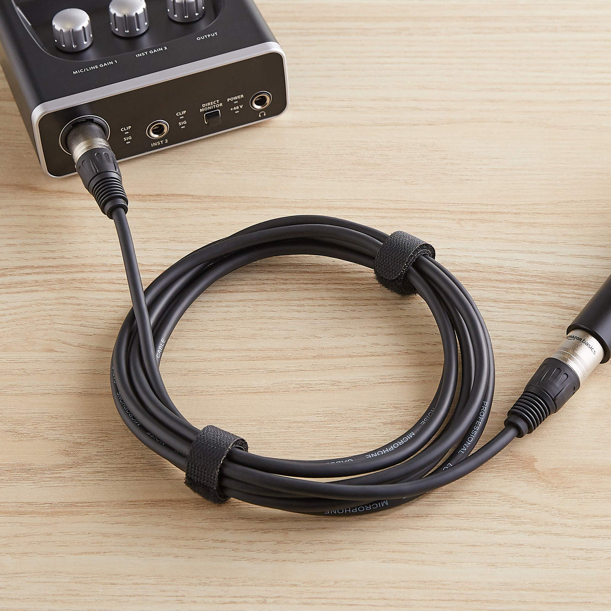 2-Pack 15 Foot Black XLR Microphone Cable Q2135